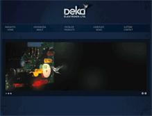 Tablet Screenshot of dekaelectronic.com